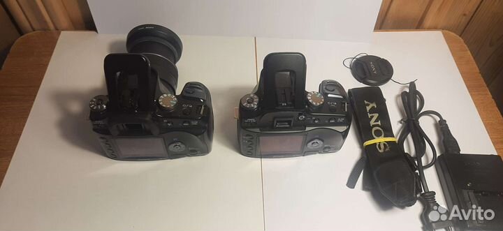 Фотоаппарат Sony Alpha dslr-A100+обьектив(2шт)