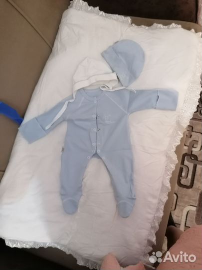 Конверт на выписку зима(одеяло) +костюм на выписку