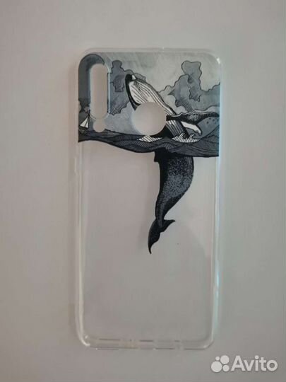 Силиконовый полупрозрачный чехол для Honor 20s