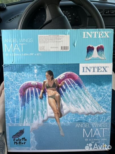 Надувной матрас intex