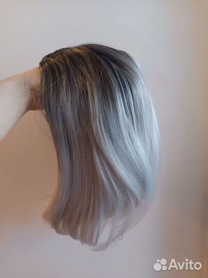 Парик амбре пепельный