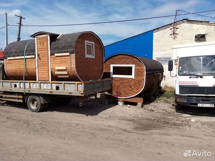 Баня бочка под ключ