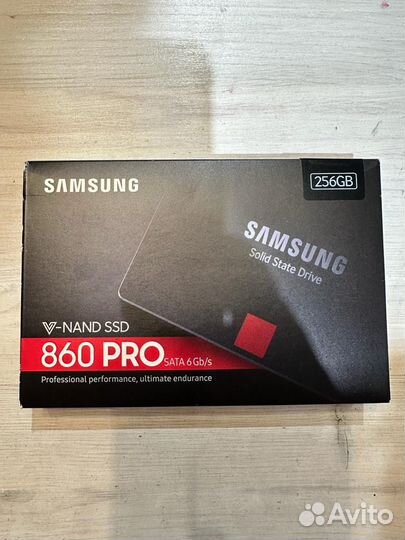 Ssd диск samsung 860 pro 256 gb новый