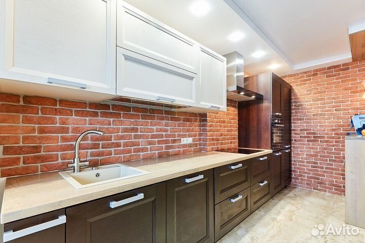 Кухонная мебель разные цвета фасадов