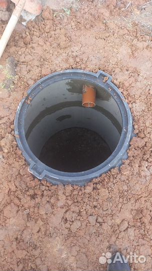 Септик из бетонных колец канализация под ключ