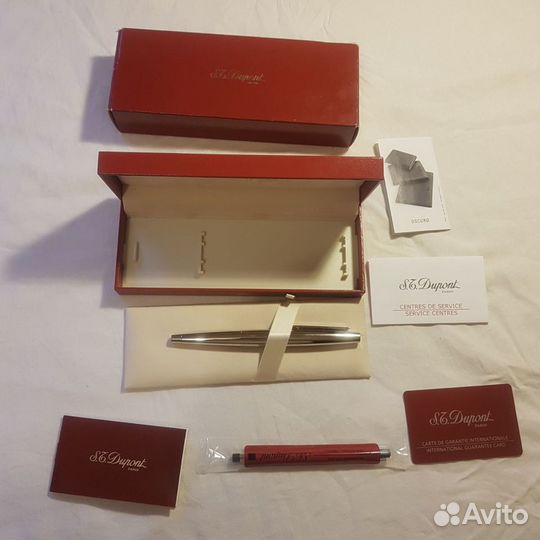 Шариковая ручка dupont ellipsis finition platine