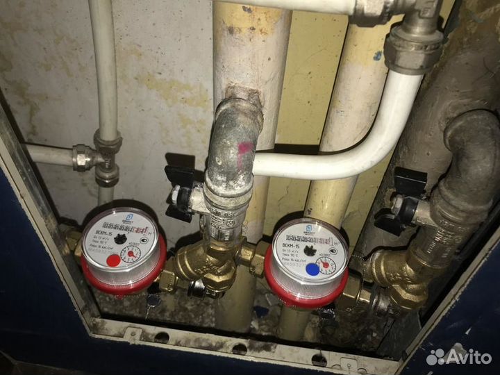 Замена, Установка, Поверка счетчиков воды и тепла