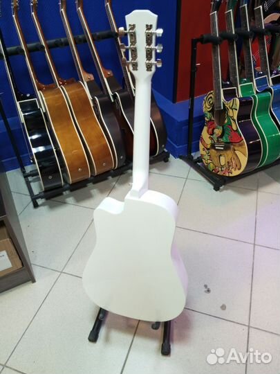 Гитара акустическая Belucci 3810 wh с чехлом