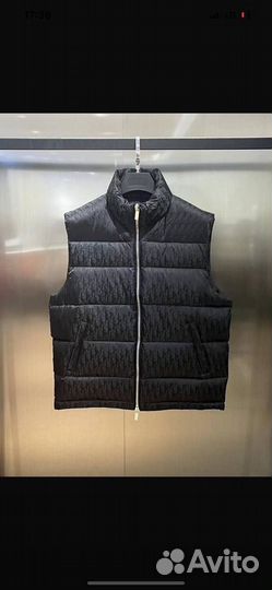 Жилет женский Dior Oblique, пух/перо, размеры 46-5