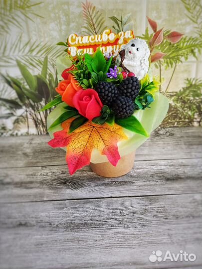 Букет из мыла