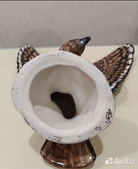 Фарфоровая статуэтка Орел дфз