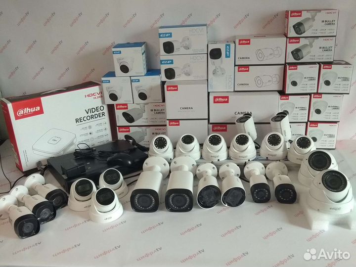 Комплект Видеонаблюдения Dahua 22 камеры IP/CVI