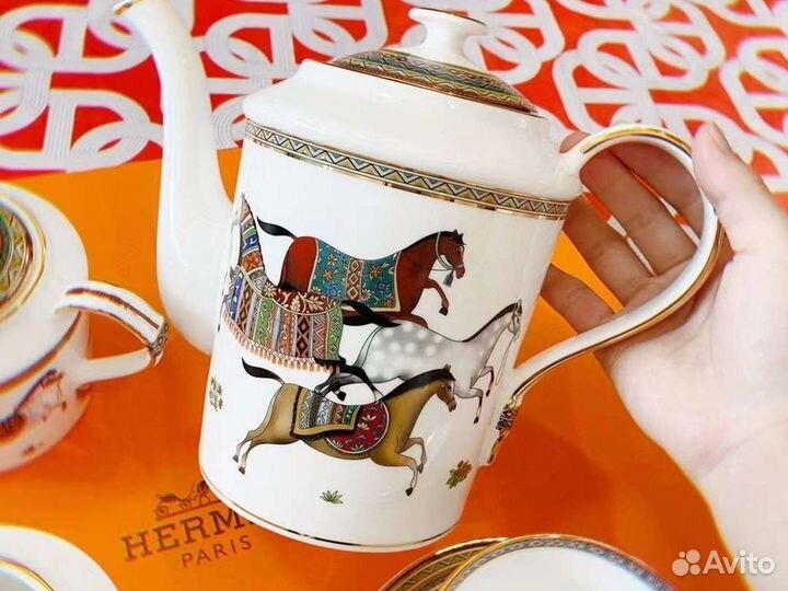 Hermes Сервиз набор чайный hermes cheval D'orient