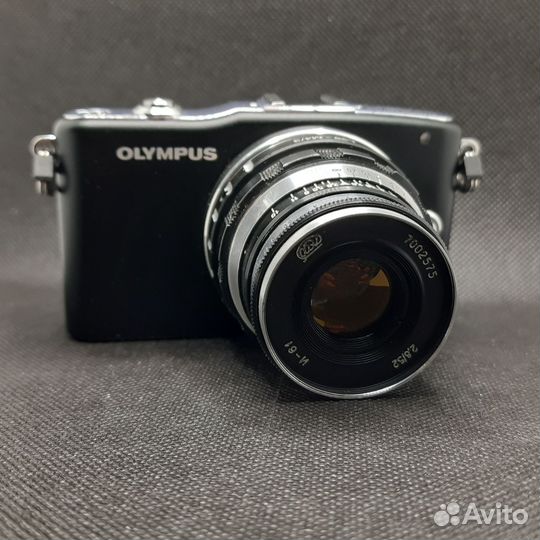 Фотоаппарат Olympus pm1 с объективом Индустар