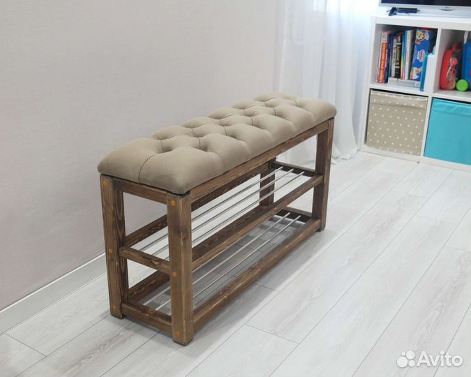 Банкетка обувница в прихожую loft