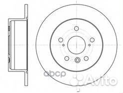 Диск тормозной задний toyota 42431-33130 toyota