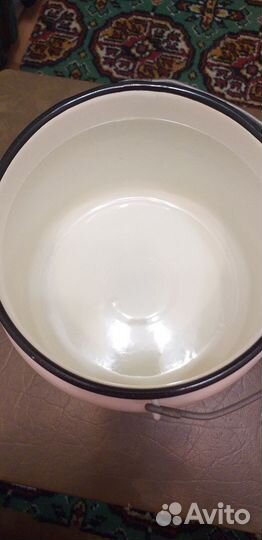 Бидон и блюдо эмалированные СССР новый набор