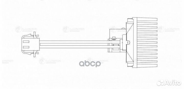 LFR 1854 luzar Резистор э/вент. отоп. VW Polo S