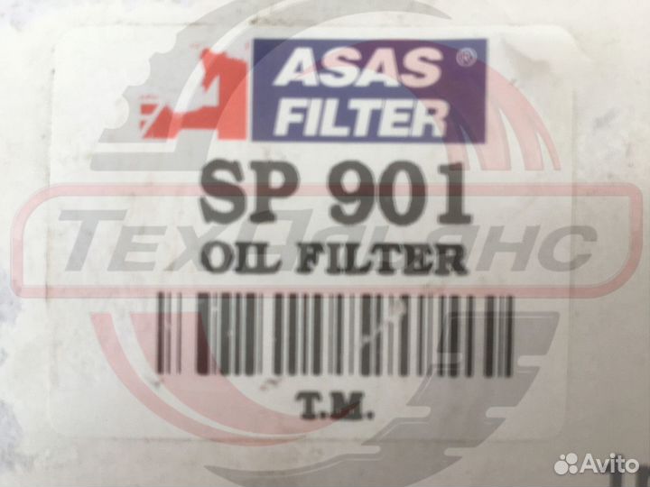 Фильтр масляный asas SP 901