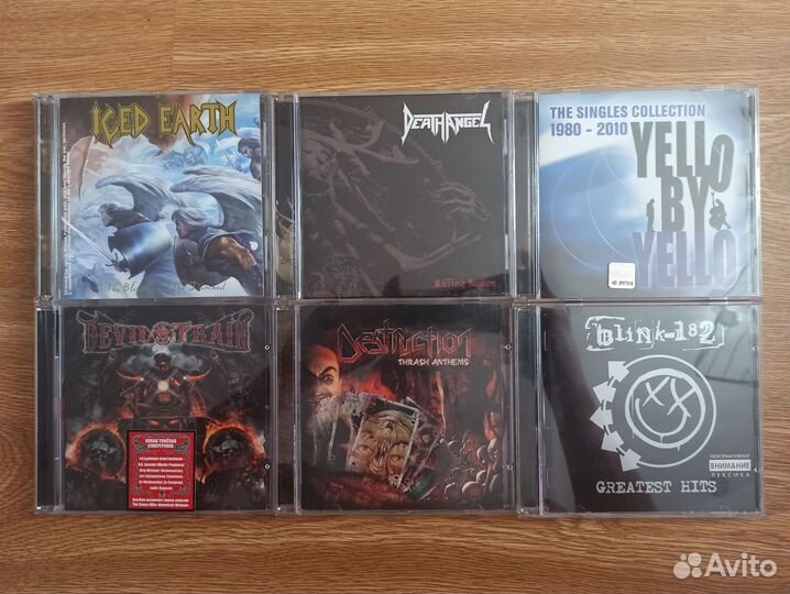 CD диски thrash,metal,rock