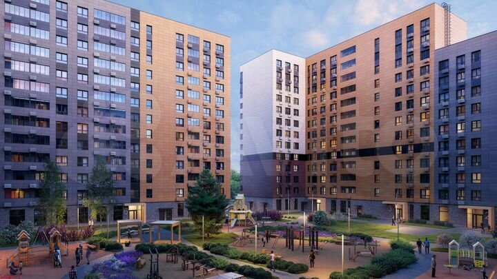 2-к. квартира, 54,7 м², 1/15 эт.