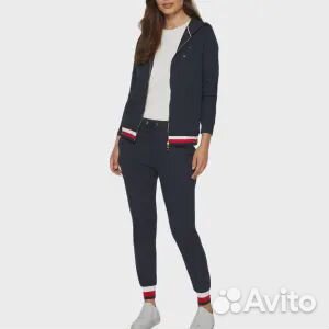 Толстовка на молнии Tommy Hilfiger Heritage, темно