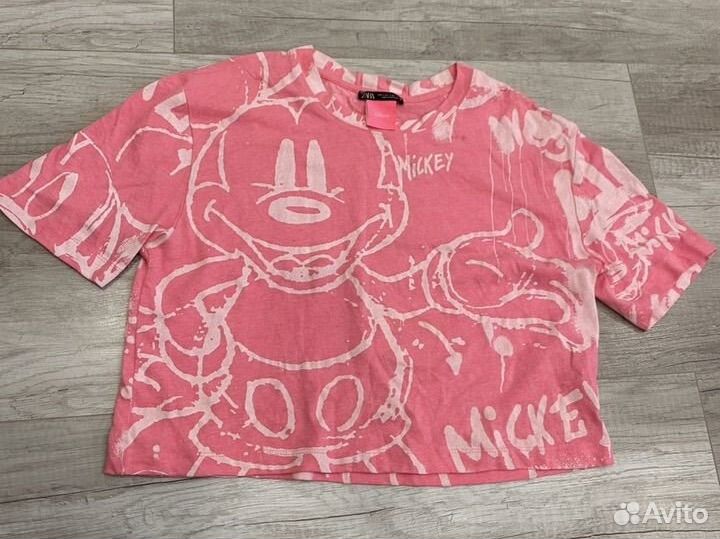 Укороченная футболка дисней