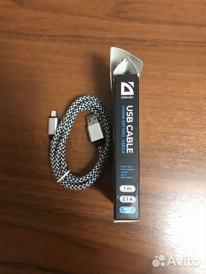 Кабель для зарядки телефона micro USB 1 метр