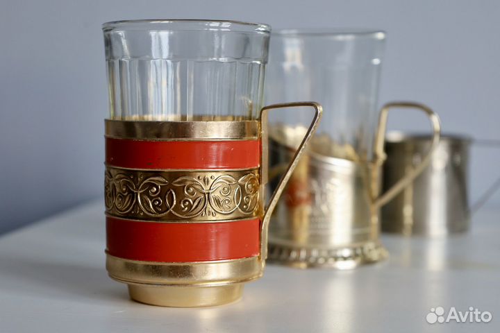 Подстаканники и стаканы СССР