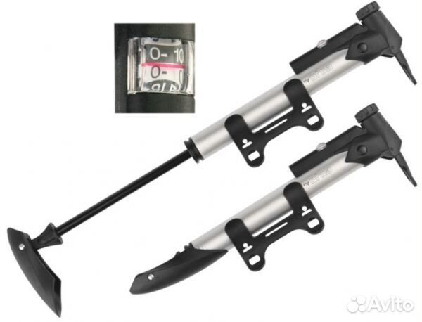 Велонасос Giyo GP-91 алюминиевый, с манометром