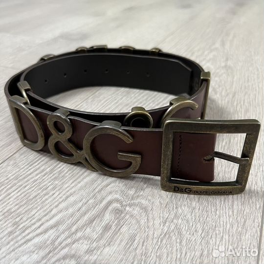 Dolce & Gabbana кожаный ремень