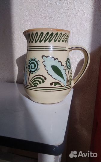 Кувшин керамический 2 литра, керамика СССР