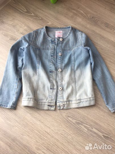 Джинсовка на девочку 122