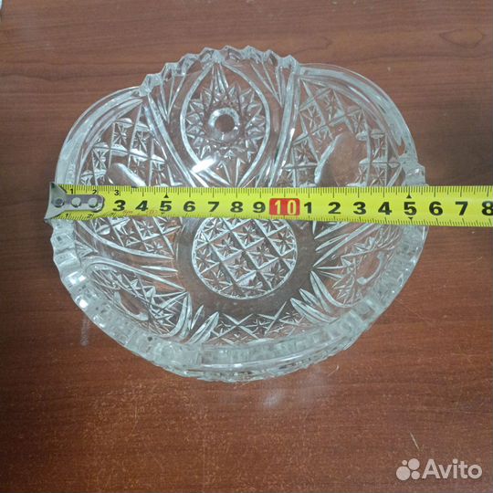 Хрустальная конфетница СССР