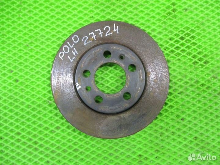 Диск тормозной передний Volkswagen Polo 5 MK5