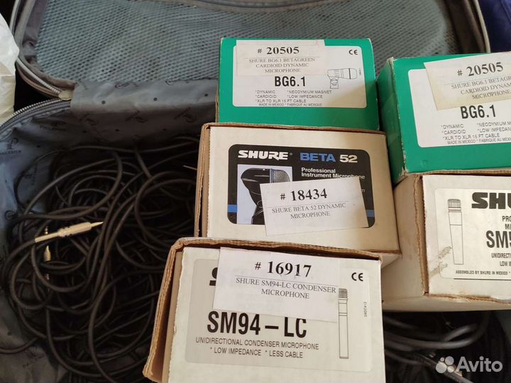 Микрофоны shure для барабанов