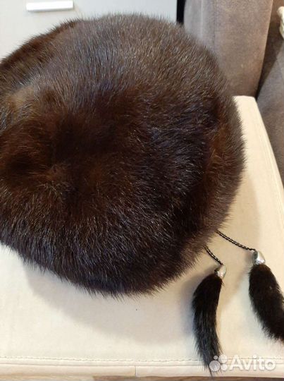 Шапка норковая женская
