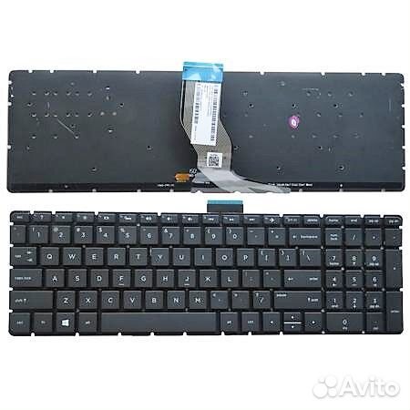 Клавиатура HP Pavilion 15-ab117ur черная с подсвет