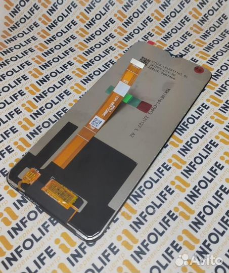 Дисплей для Realme C25Y с тачскрином Черный - OR