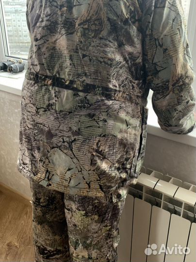 Костюм комуфляжный на флисе для охоты и рыбалки