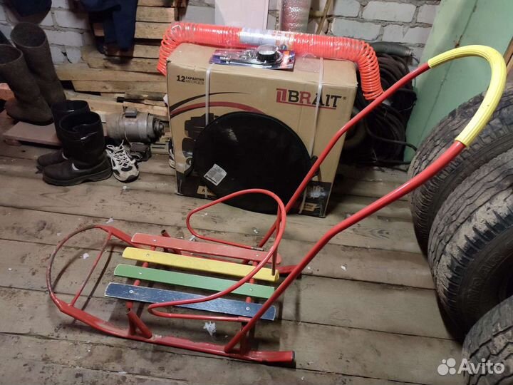 Детские зимние санки