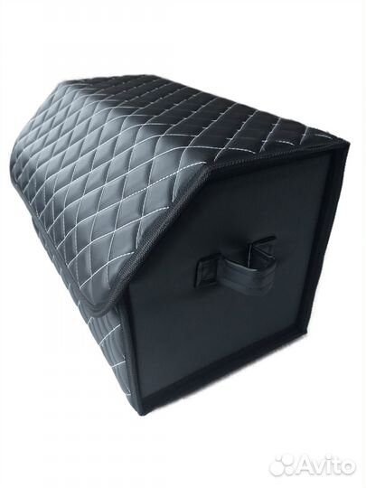 Органайзер в багажник ромб белый