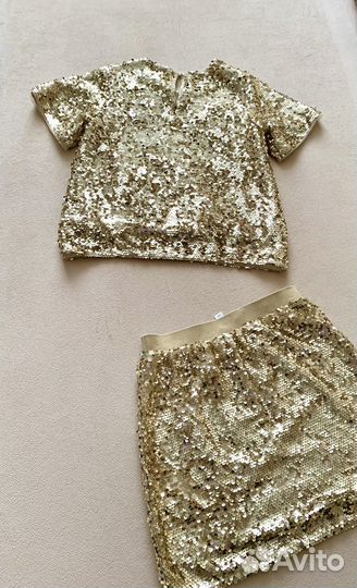 Костюм с юбкой Accola для девочки новогодний 134