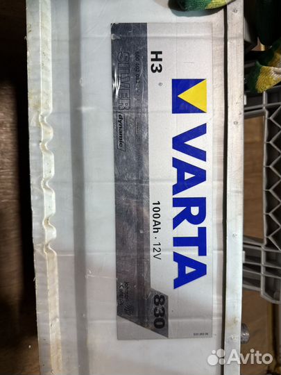 Аккумулятор автомобильный varta 100 Ah