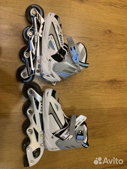 Роликовые коньки раздвижные 36
