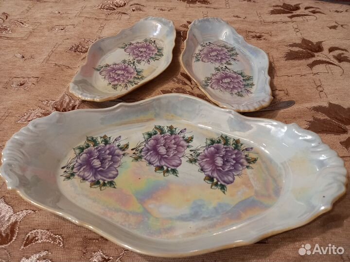 Сервиз из трех сервировочных блюд