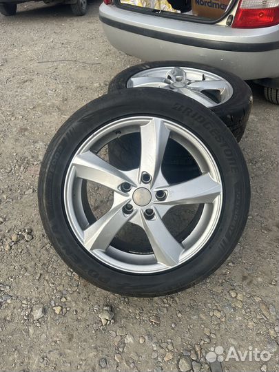 Оригинальные диски на skoda octavia a7 R17