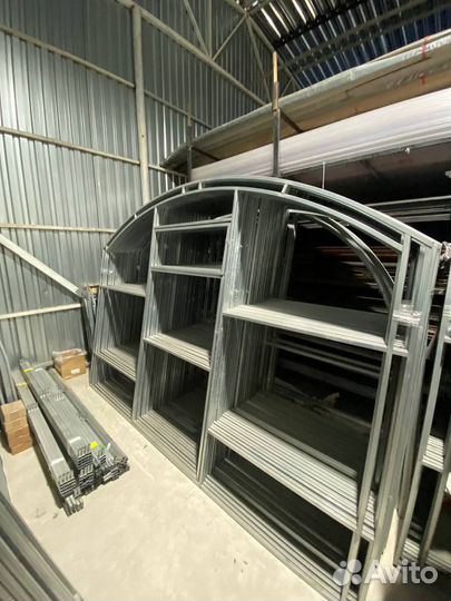 4х4х2,16 м. прямостенная теплица