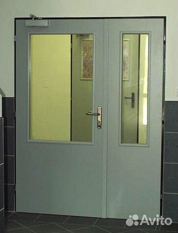 Дверь в тамбур + стекло дмс-24