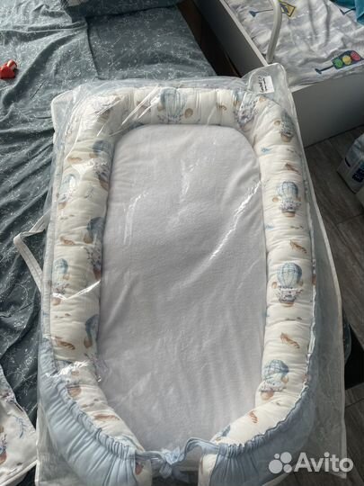 Кокон для новорожденных ручной работы